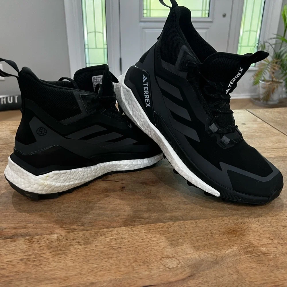 Adidas Terrex Black and White Hiking Boots - Picture 2 of 5